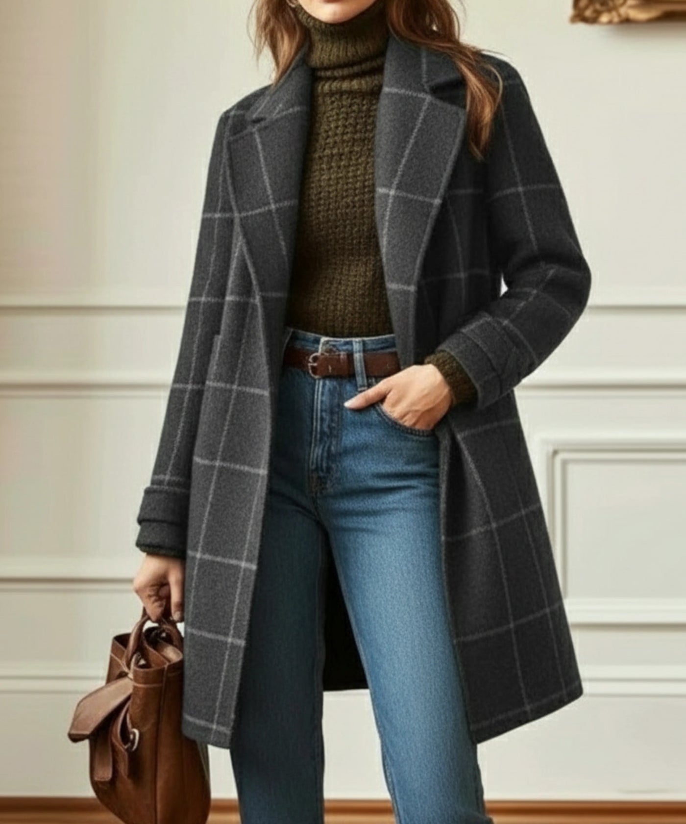 Isabel | Cambridge Wool Check Coat