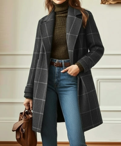 Isabel | Cambridge Wool Check Coat