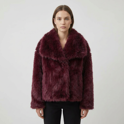 Chloe | Fuzzy Coat