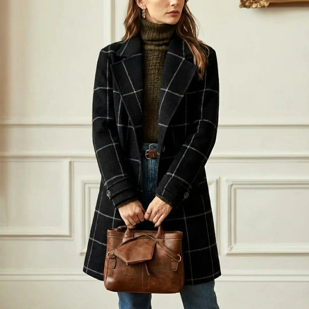 Isabel | Cambridge Wool Check Coat