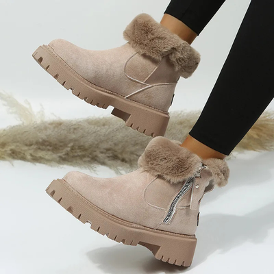 Amber | Khaki Ankle Boots