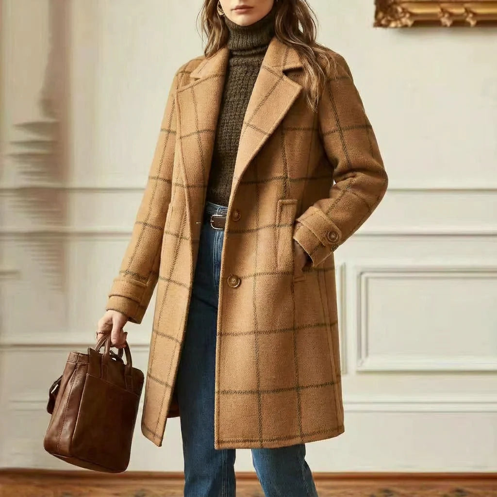 Isabel | Cambridge Wool Check Coat