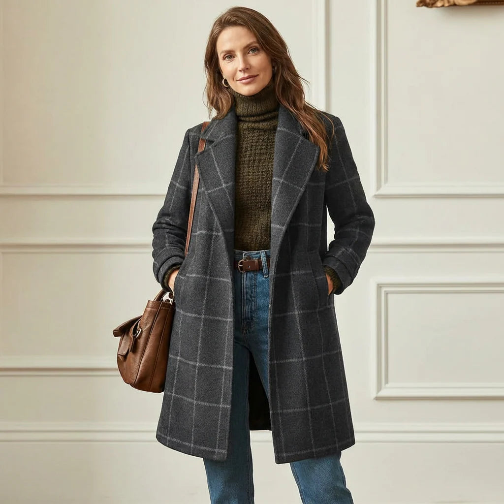 Isabel | Cambridge Wool Check Coat