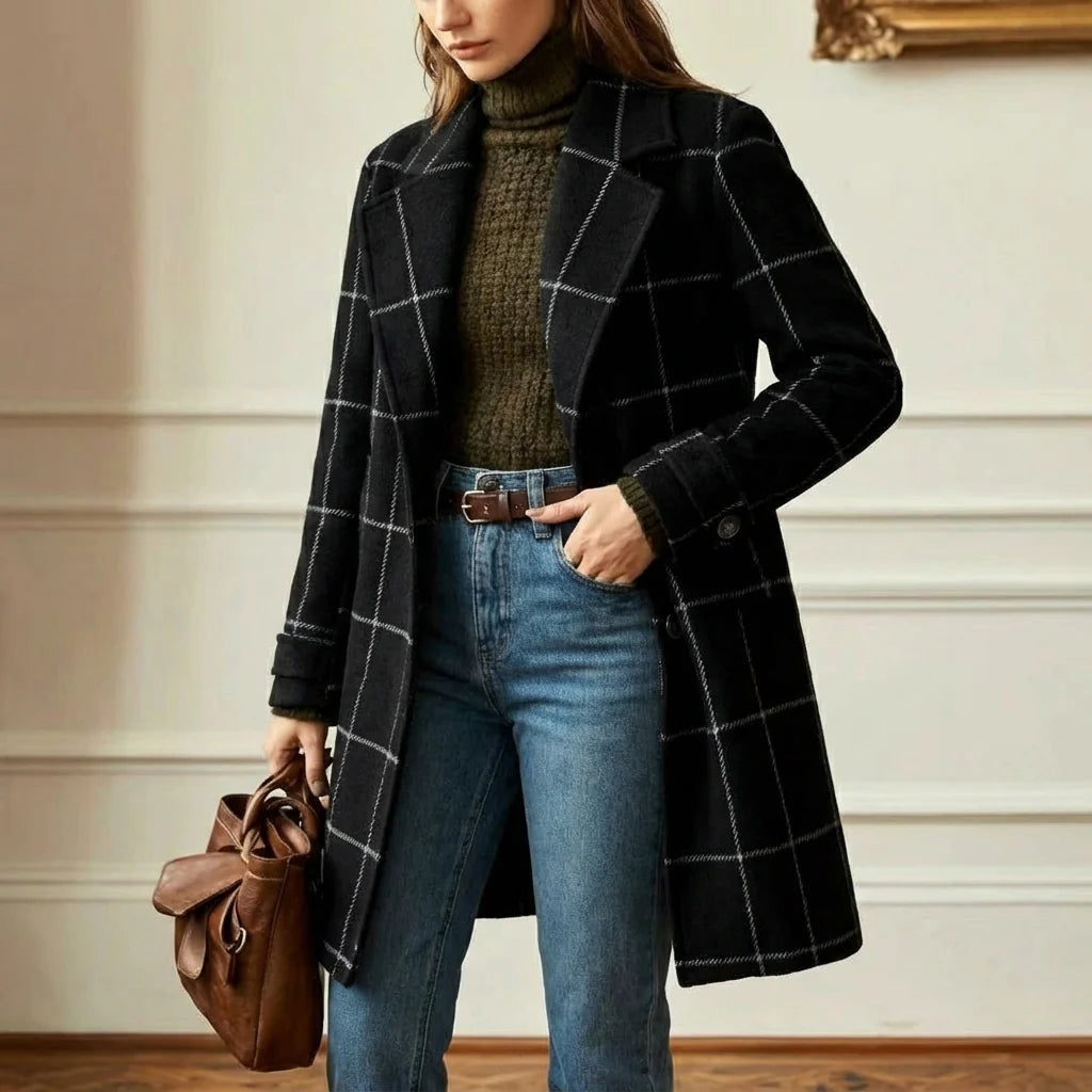 Isabel | Cambridge Wool Check Coat