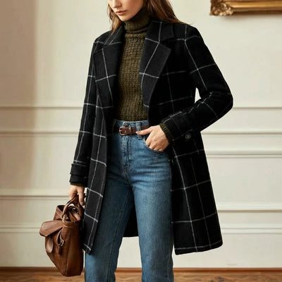 Isabel | Cambridge Wool Check Coat