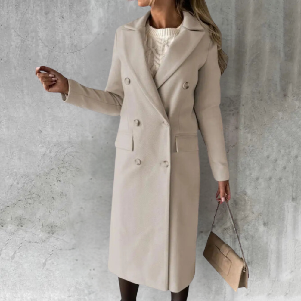 Maya | Essential Elegance Wool Trench