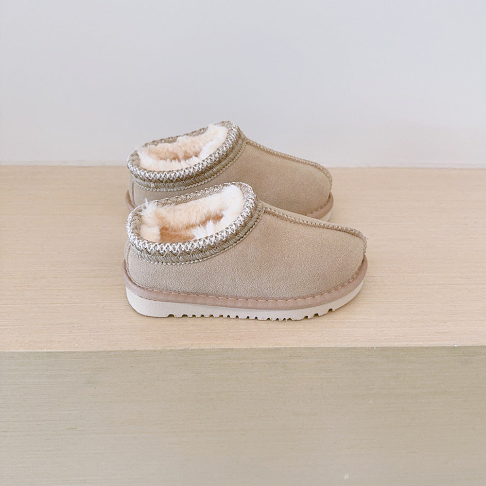 Halo | Comfy Fluffy Suede Braided Outdoor Sleepers