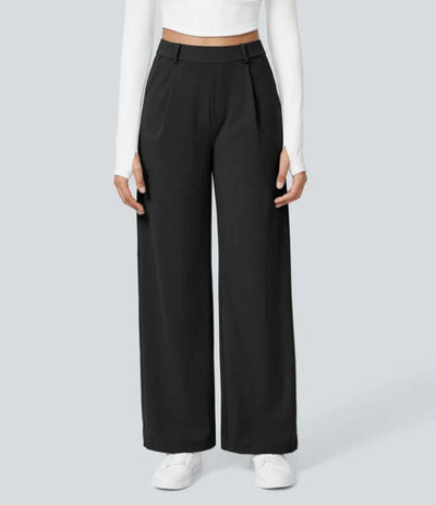 Charmie | Casual High Waist Straight Leg Pants