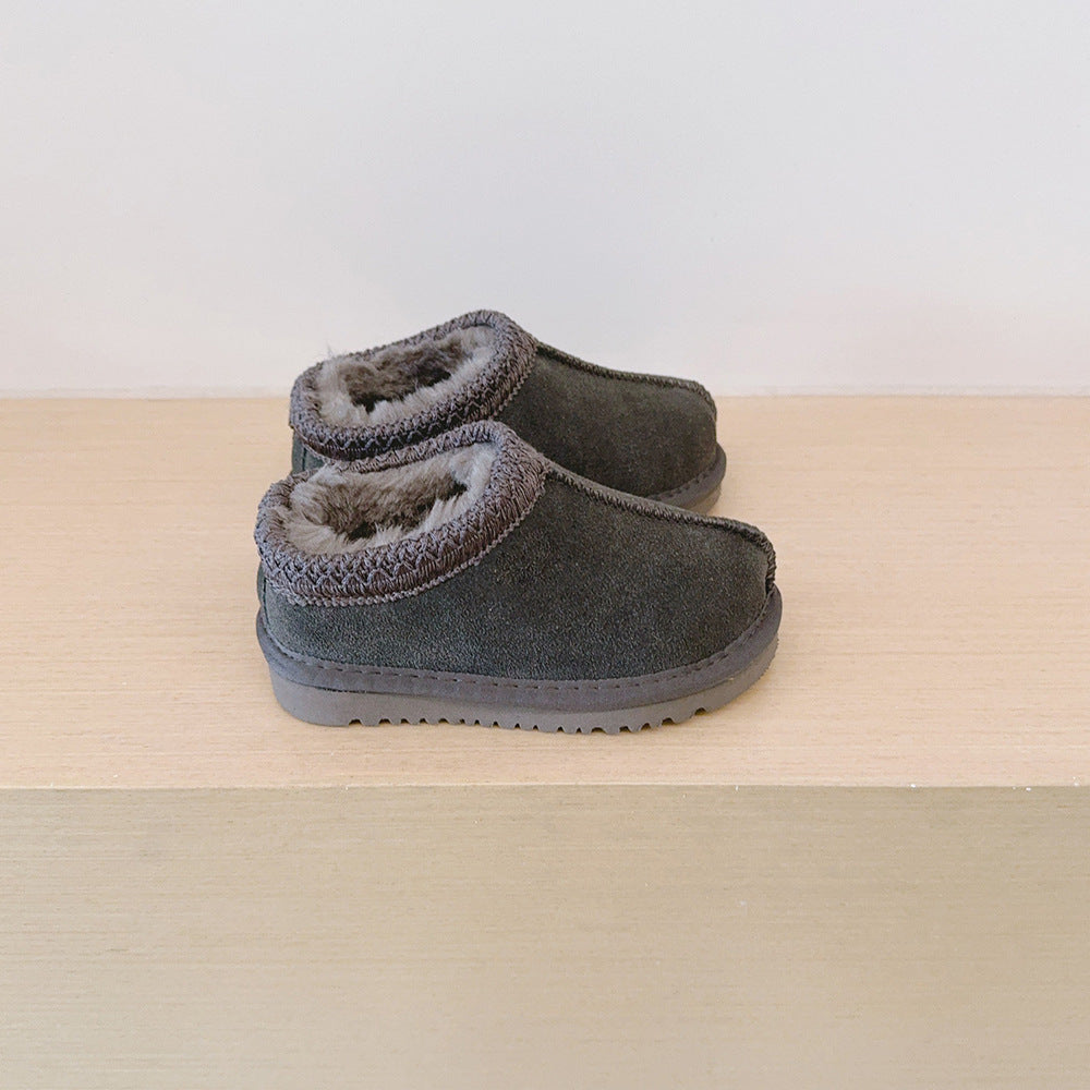 Halo | Comfy Fluffy Suede Braided Outdoor Sleepers
