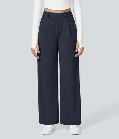 Charmie | Casual High Waist Straight Leg Pants