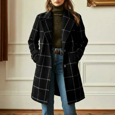 Isabel | Cambridge Wool Check Coat