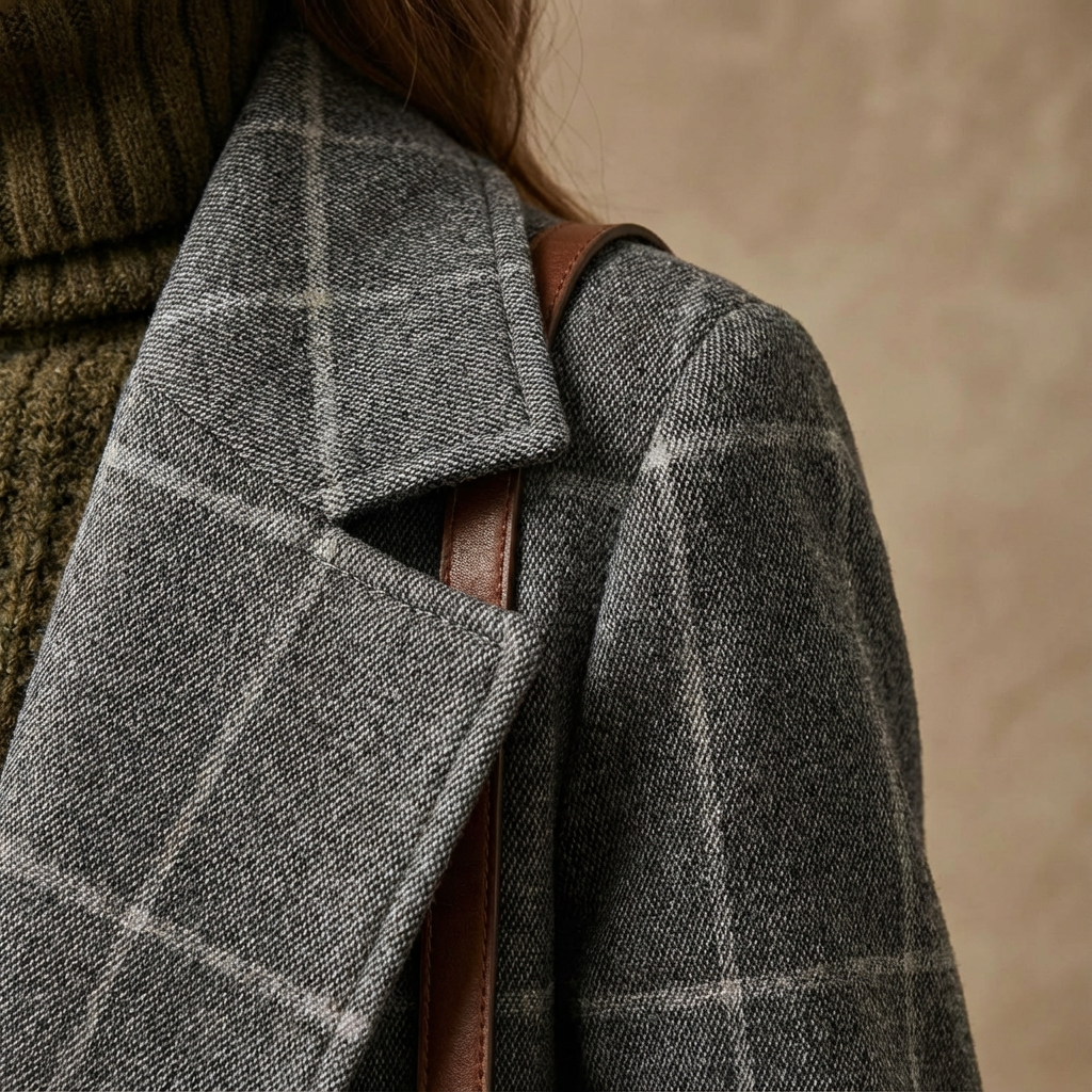 Isabel | Cambridge Wool Check Coat