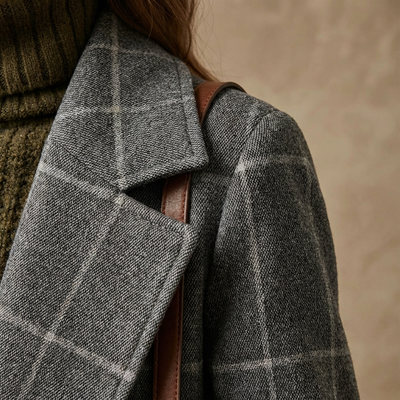 Isabel | Cambridge Wool Check Coat