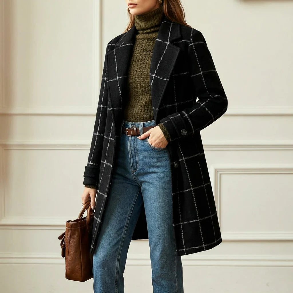 Isabel | Cambridge Wool Check Coat