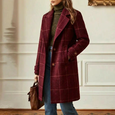 Isabel | Cambridge Wool Check Coat