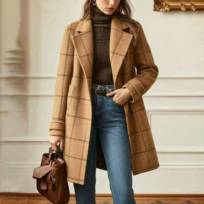 Isabel | Cambridge Wool Check Coat
