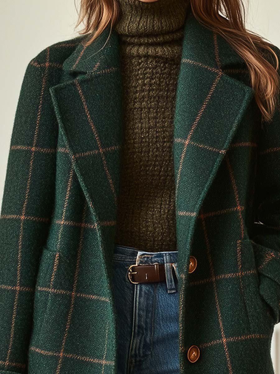 Isabel | Cambridge Wool Check Coat