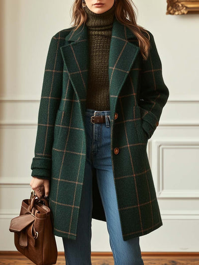 Isabel | Cambridge Wool Check Coat