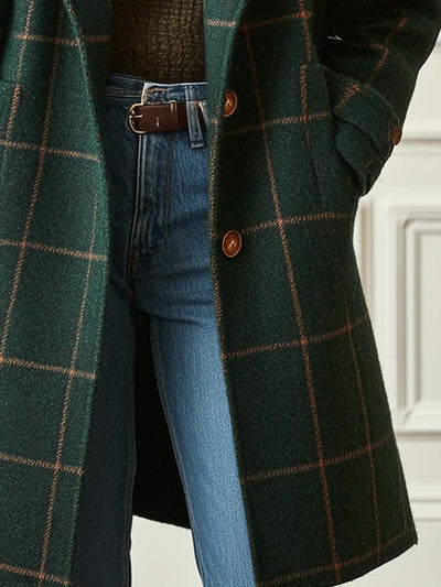 Isabel | Cambridge Wool Check Coat